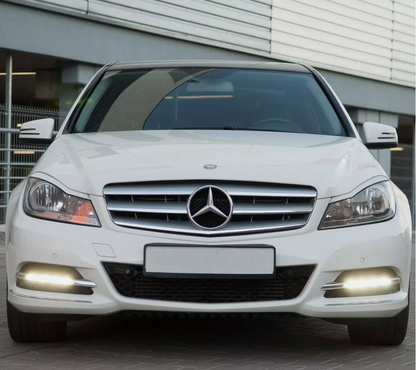 Palpebre fari per MERCEDES Classe C W204 2011-2014 Plastica ABS NOVITÀ