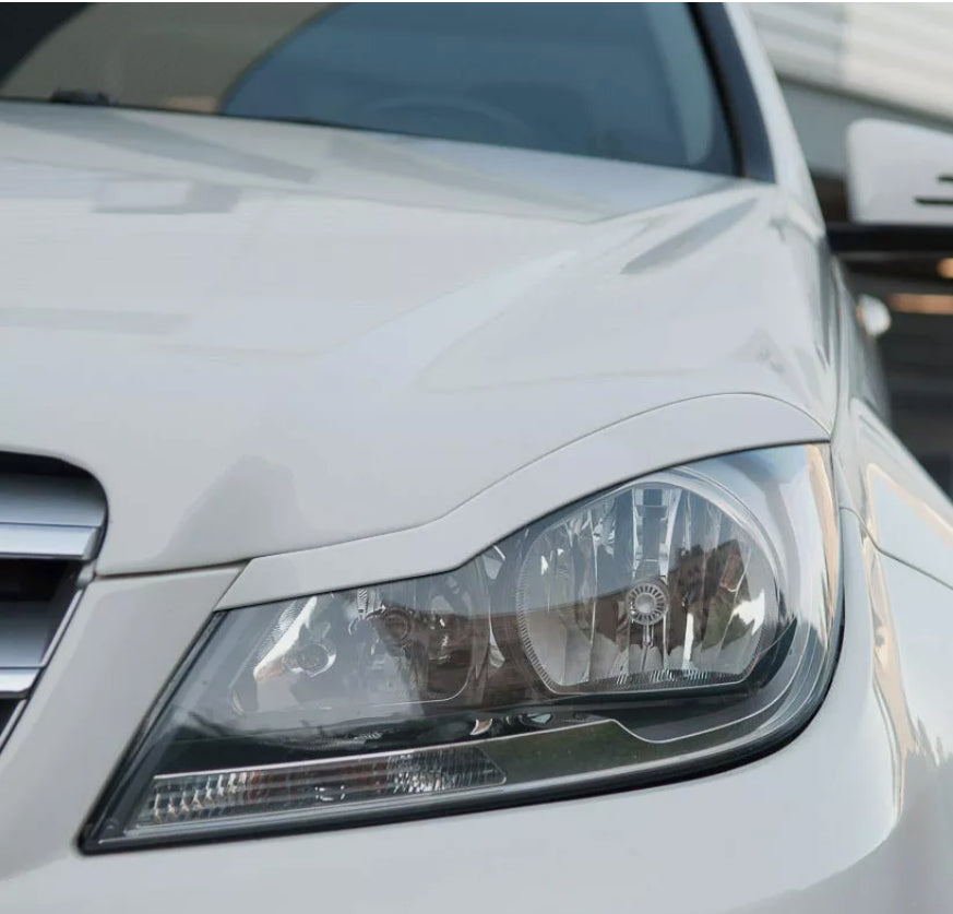 Palpebre fari per MERCEDES Classe C W204 2011-2014 Plastica ABS NOVITÀ