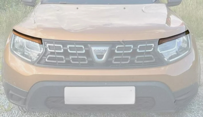 Sopracciglia per DACIA DUSTER ‎ 2017 - 2021 ABS Plastica palpebre fari