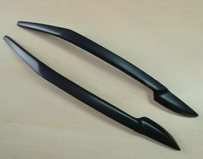 Sopracciglia per BMW X6 E71 2008-2011 palpebre fari palpebre ABS Plastica