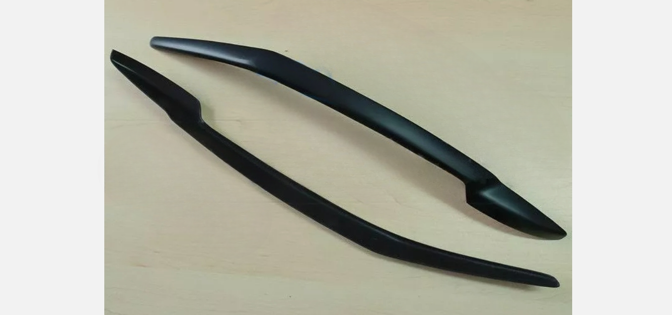 Sopracciglia per BMW X6 E71 2008-2011 palpebre fari palpebre ABS Plastica