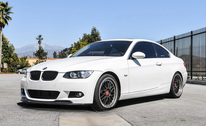 BMW E92-93 M Sport CSL Style Front Lip Piano Nero Aspirapolvere Plastica 2007/2009