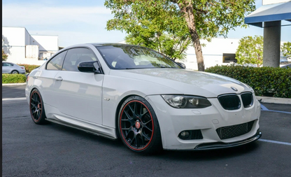 BMW E92-93 M Sport CSL Style Front Lip Piano Nero Aspirapolvere Plastica 2007/2009