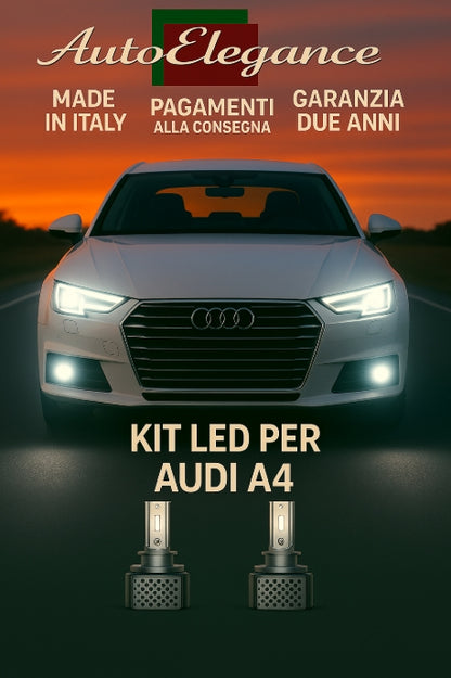💫KIT LED D3S 6000K BIANCO CANBUS – Anabbaglianti per Audi A4💫