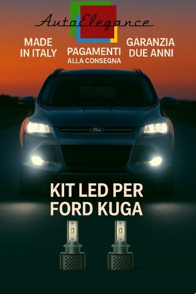 🔥KIT LED D3S 6000K BIANCO CANBUS – Anabbaglianti per Ford Kuga II🔥