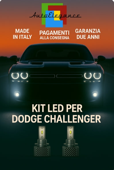 🔥KIT LED D3S 6000K BIANCO CANBUS – Anabbaglianti per Dodge Challenger🔥