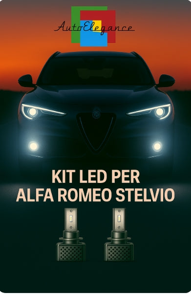 🔥KIT LED D3S 6000K BIANCO CANBUS – Anabbaglianti per Alfa Romeo Stelvio🔥