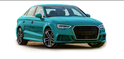 Front Grille RS3 Look for Audi A3 (8V) Hatchback Sportback Sedan Facelift (2016-2019) Gloss Black