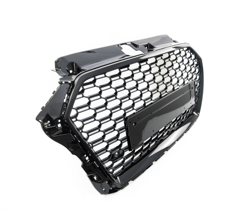Front Grille RS3 Look for Audi A3 (8V) Hatchback Sportback Sedan Facelift (2016-2019) Gloss Black