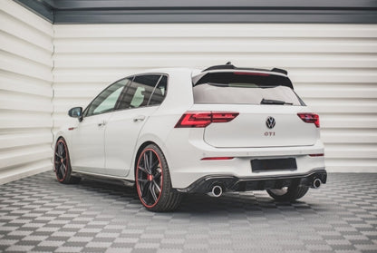 🔥DIFFUSORE POSTERIORE VW GOLF 8 19+ SOTTO PARAURTI TERMINALI GTI ABS 1+1🔥