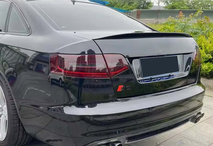 💫ART.3015 Spoiler S6 V2 Style Trunk adatto per Audi A6 C6 2005+💫