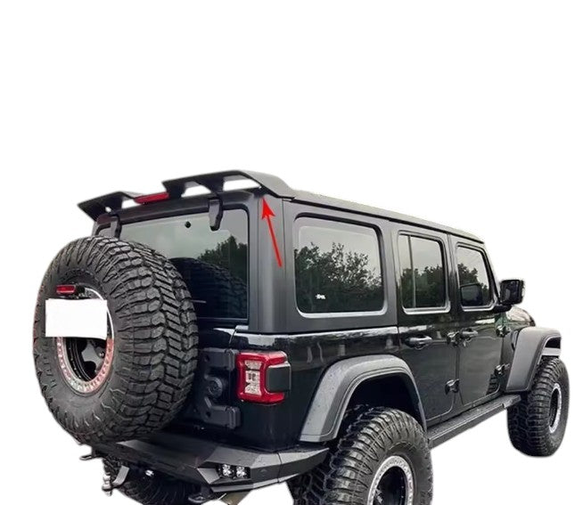 🔥SPOILER POSTERIORE TETTO AUTO CON LUCE FANALI PER JEEP WRANGLER JK JL 18-24🔥