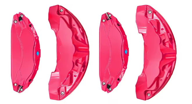 🔥COPRI PINZE FRENO IN ALLUMINIO ROSA PER LAND ROVER DEFENDER 2020-2025🔥