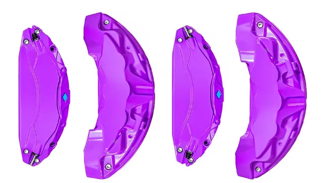 🔥COPRI PINZE FRENO IN ALLUMINIO VIOLA PER LAND ROVER DEFENDER 2020-2025🔥