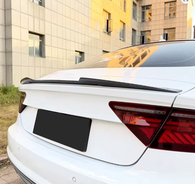 🔥SPOILER POSTERIORE STILE M4 NERO LUCIDO BAGAGLIAIO PER Audi A7 S7 C7 11-17🔥