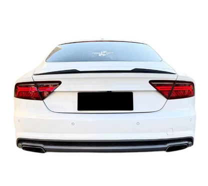 🔥SPOILER POSTERIORE STILE M4 NERO LUCIDO BAGAGLIAIO PER Audi A7 S7 C7 11-17🔥