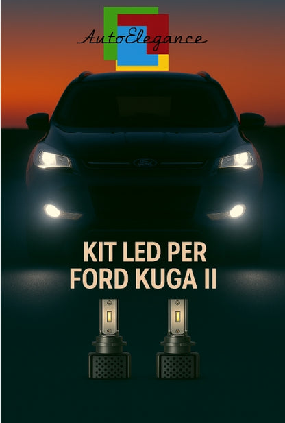 🔥KIT LED D3S 6000K BIANCO CANBUS – Anabbaglianti per Ford Kuga II🔥