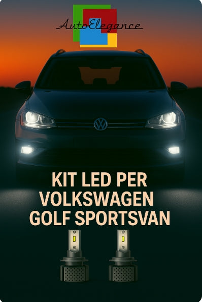 🔥KIT LED D3S 6000K BIANCO CANBUS –Anabbaglianti per Volkswagen Golf Sportsvan🔥