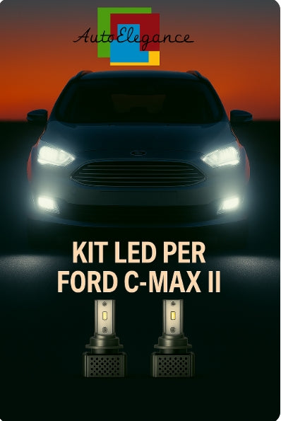 🔥KIT LED D3S 6000K BIANCO CANBUS – Anabbaglianti per Ford C-Max II🔥