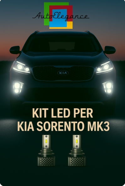 🔥KIT LED D3S 6000K BIANCO CANBUS – Anabbaglianti per Kia Sorento MK3🔥