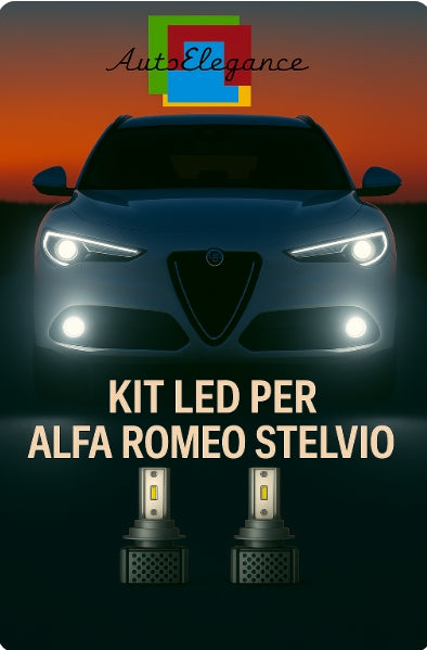 🔥KIT LED D3S 6000K BIANCO CANBUS – Anabbaglianti per Alfa Romeo Stelvio 949🔥