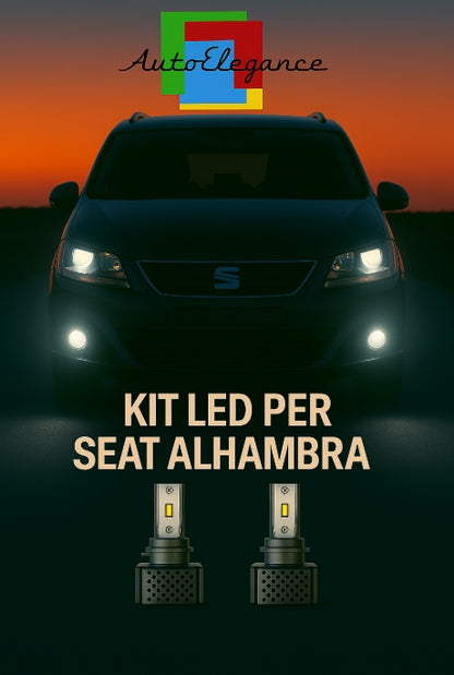 🔥KIT LED D3S 6000K BIANCO CANBUS – Anabbaglianti per Seat Alhambra🔥