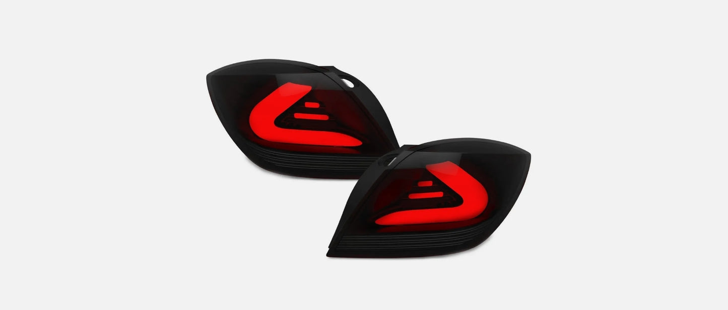 PER OPEL ASTRA H GTC FANALI POSTERIORI LED BLACK SMOKE