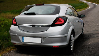 PER OPEL ASTRA H GTC FANALI POSTERIORI LED BLACK SMOKE