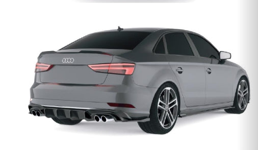 💫Minigonne Laterali (2 pezzi) per Audi A3 8V Sedan Restyling (2016–2020) 💫
