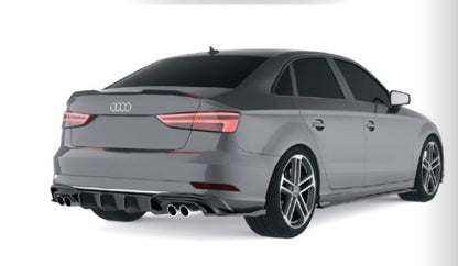 💫Minigonne Laterali (2 pezzi) per Audi A3 8V Sedan Restyling (2016–2020) 💫