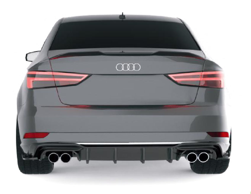 💫Diffusore Posteriore per Audi A3 8V Sedan Restyling (2016–2020)💫