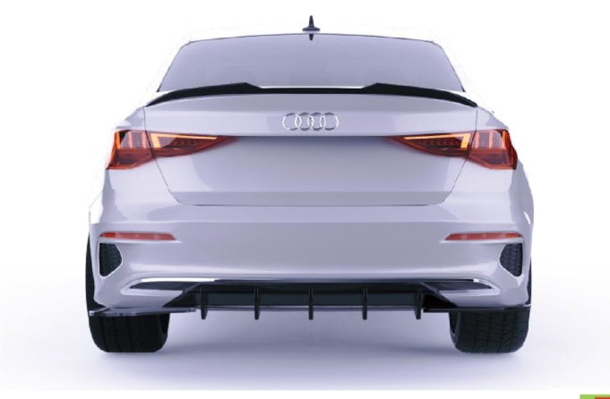 💫Splitter Laterali Posteriori (2 Pezzi) per Audi A3 8Y Sedan (2020–2024) 💫