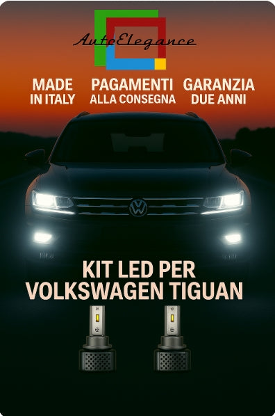 🔥KIT LED D3S 6000K BIANCO CANBUS – Anabbaglianti per Volkswagen Tiguan🔥