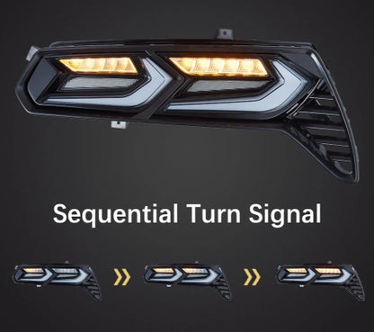 Luci posteriori a LED adatte per Chevrolet Chevy Corvette C7 2014-2019 tutti i modelli (per il Nord America)