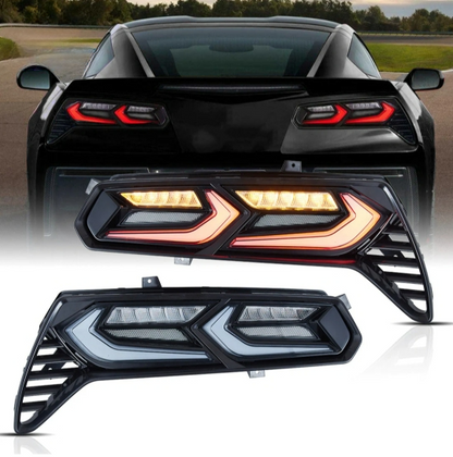 Luci posteriori a LED adatte per Chevrolet Chevy Corvette C7 2014-2019 tutti i modelli (per il Nord America)