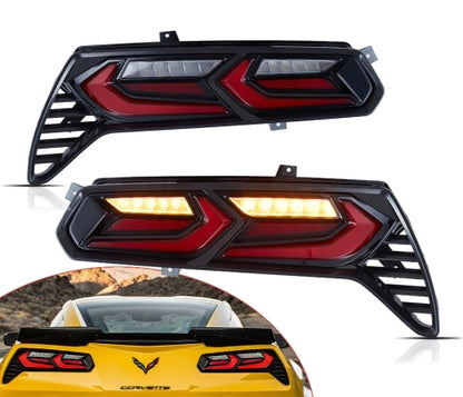 Luci posteriori a LED adatte per Chevrolet Chevy Corvette C7 2014-2019 tutti i modelli (per il Nord America)