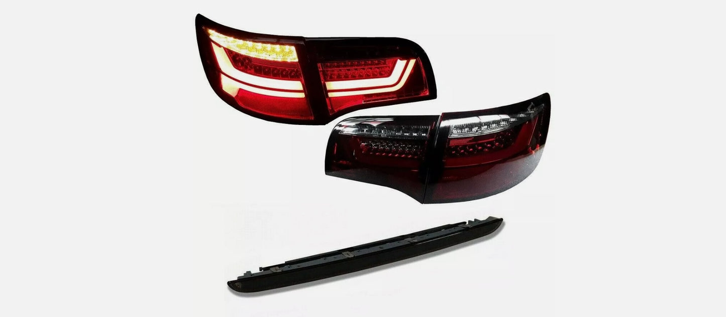 FANALI POSTERIORI LED AUDI A6 4F 04-11 FRECCE ANTERIORI RS + LUCE FRENO NERA