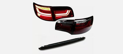 FANALI POSTERIORI LED AUDI A6 4F 04-11 FRECCE ANTERIORI RS + LUCE FRENO NERA