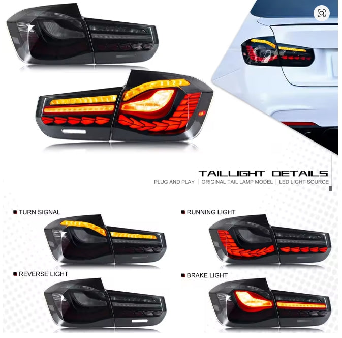 🔥FANALI POSTERIORI PER BMW 3 F30 M3 BERLINA 13-18, INDICATORI DI DIREZIONE🔥
