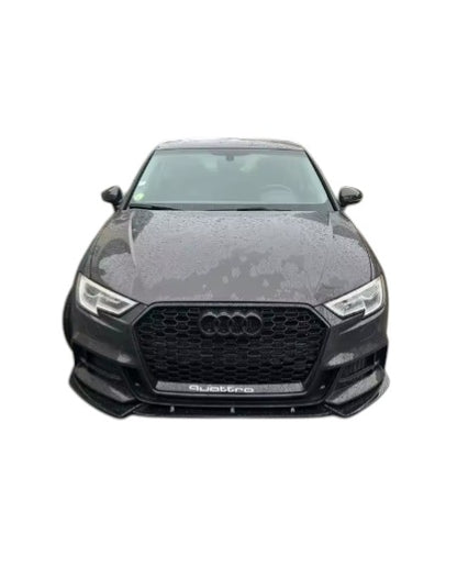🔥ART.8852 GRIGLIA SPORTIVA RS3, NERO LUCIDO, PER AUDI A3 S3 SLINE 8V 17-19🔥