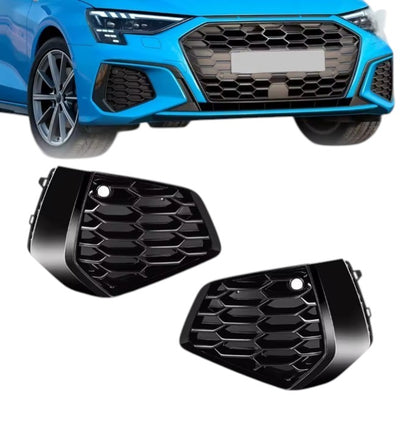 🔥ART.8854 GRIGLIA FENDINEBBIA PER AUDI A3 S-line 2021-2022-2023 NERO LUCIDO🔥