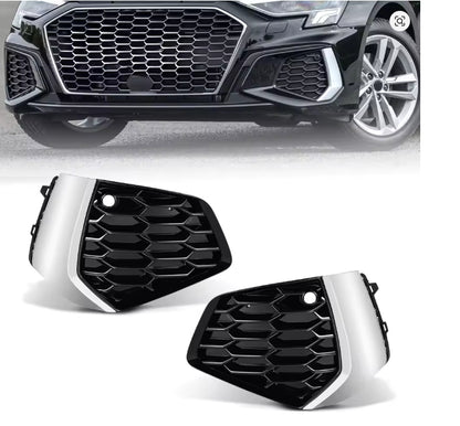🔥ART.8857 GRIGLIA FENDINEBBIA PER AUDI A3 S-line ME PROFILO SATINATO COPPIA🔥