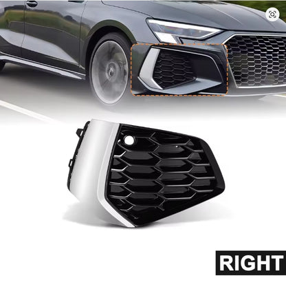 🔥ART.8857 GRIGLIA FENDINEBBIA PER AUDI A3 S-line ME PROFILO SATINATO COPPIA🔥