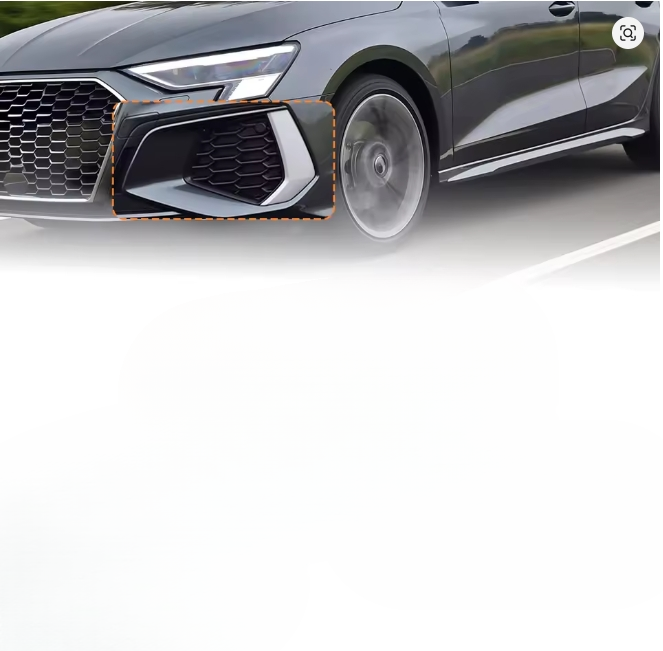 🔥ART.8857 GRIGLIA FENDINEBBIA PER AUDI A3 S-line ME PROFILO SATINATO COPPIA🔥