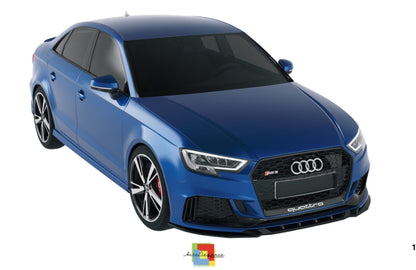 💫Splitter Anteriore per Audi RS3 8V Facelift Sportback (2017–2019) – Nero 💫