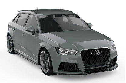 💫Splitter Anteriore per Audi RS3 8V Sportback (2015–2016) – Nero Lucido💫