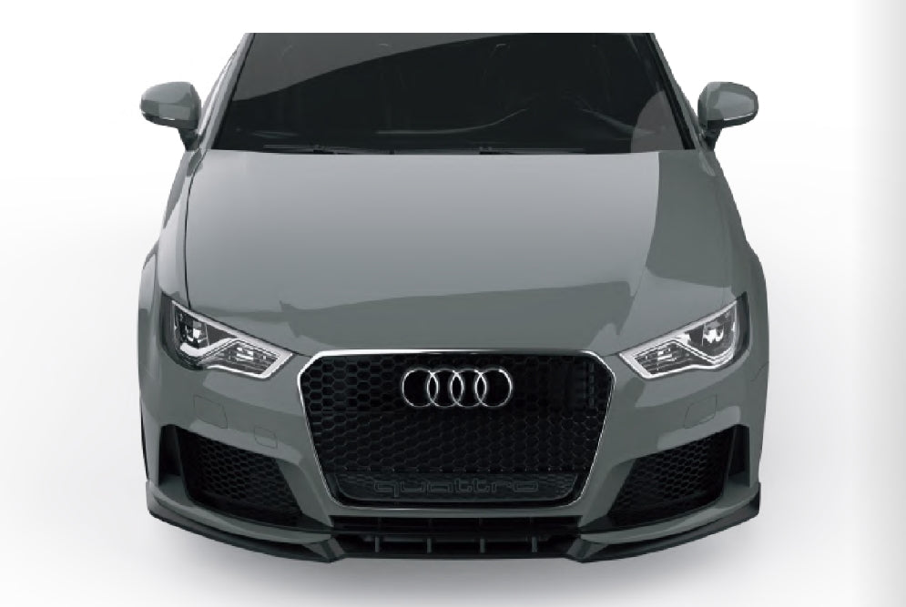 💫Splitter Anteriore per Audi RS3 8V Sportback (2015–2016) – Nero Lucido💫