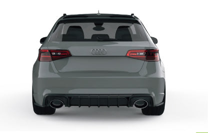 💫Spoiler Posteriore per Audi RS3 8V Sportback (2015–2019) – Nero Lucido 💫