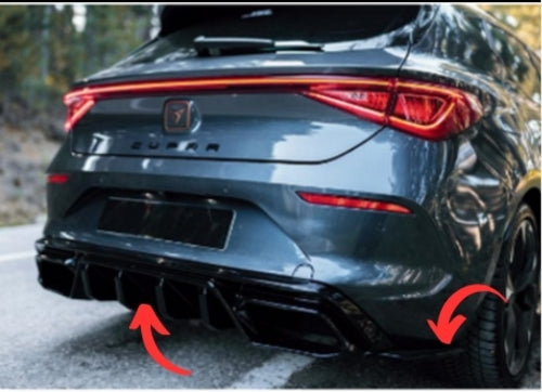 💫Diffusore + Flaps addato per Cupra Leon MK1 2020-2024💫