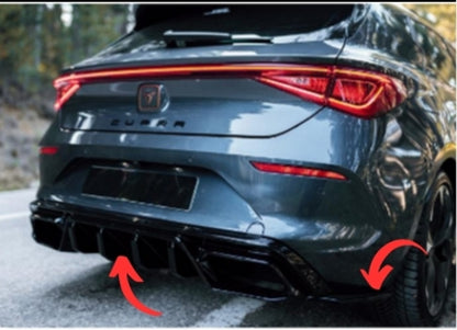 💫Diffusore + Flaps addato per Cupra Leon MK1 2020-2024💫